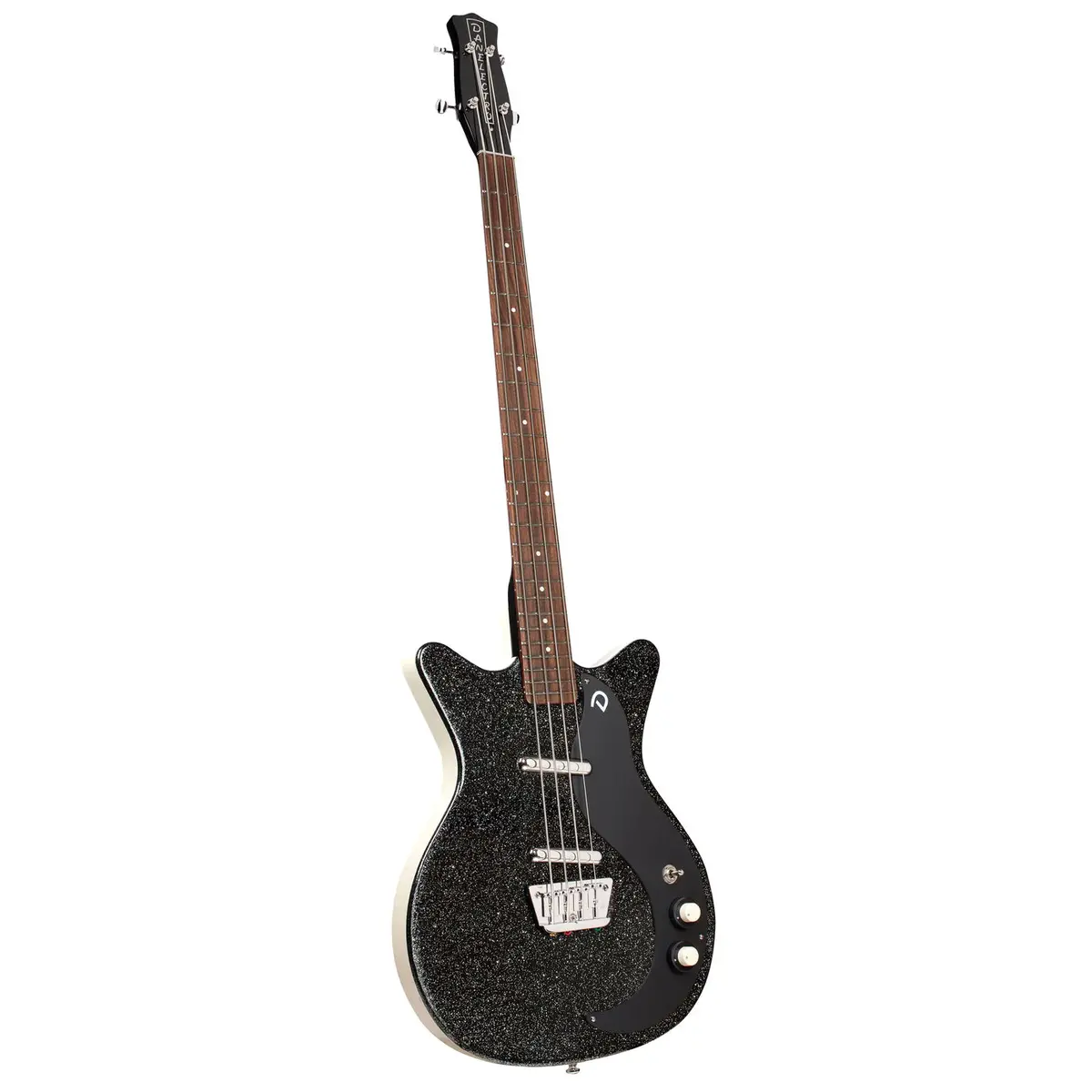 Danelectro 59Ssb-Bkmf '59 Dc Doublecut Shorthorn Short Scale 4-String Electric Bass Guitar *Free Shipping In The Usa* 1