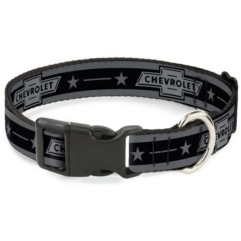 Vintage Chevrolet 1934 Bowtie Logo Stars & Stripe Plastic Clip Collar 1