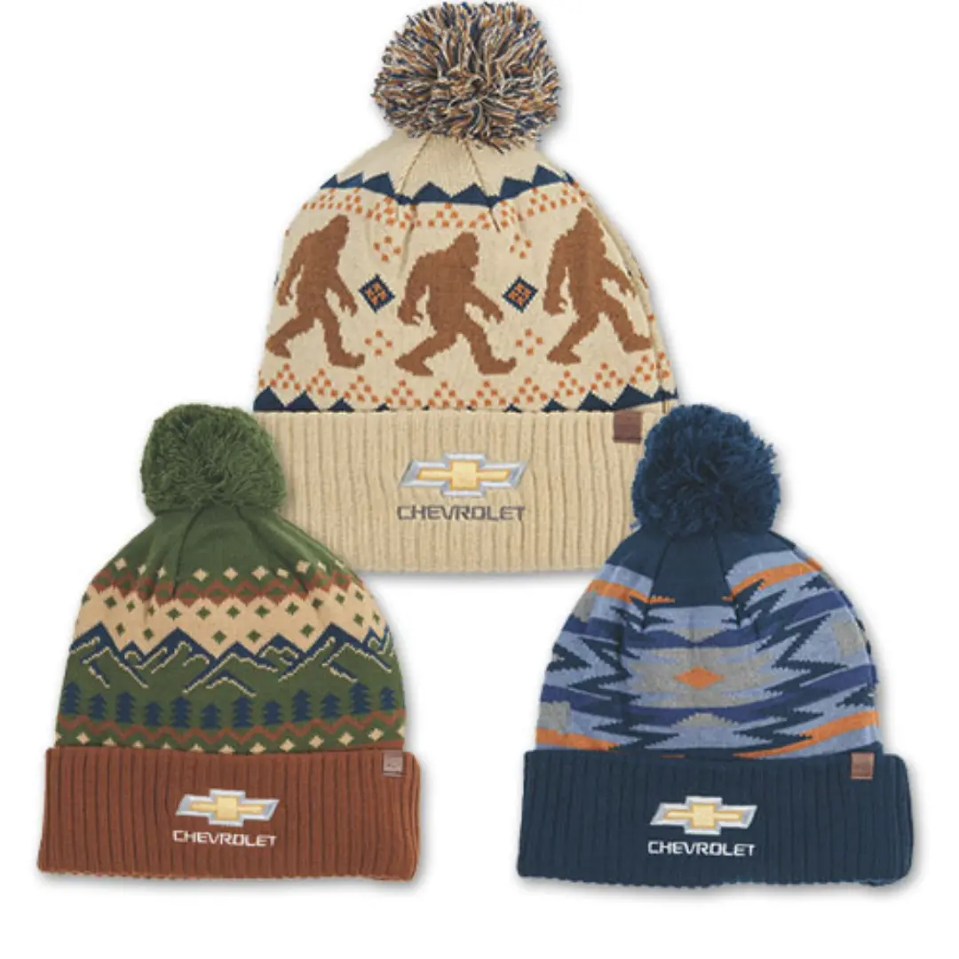 Gold Bowtie Chevrolet Scenic View Beanie 1