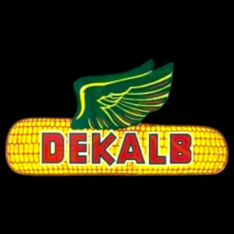 Dekalb Corn Die Cut Porcelain Vintage Metal Sign 1
