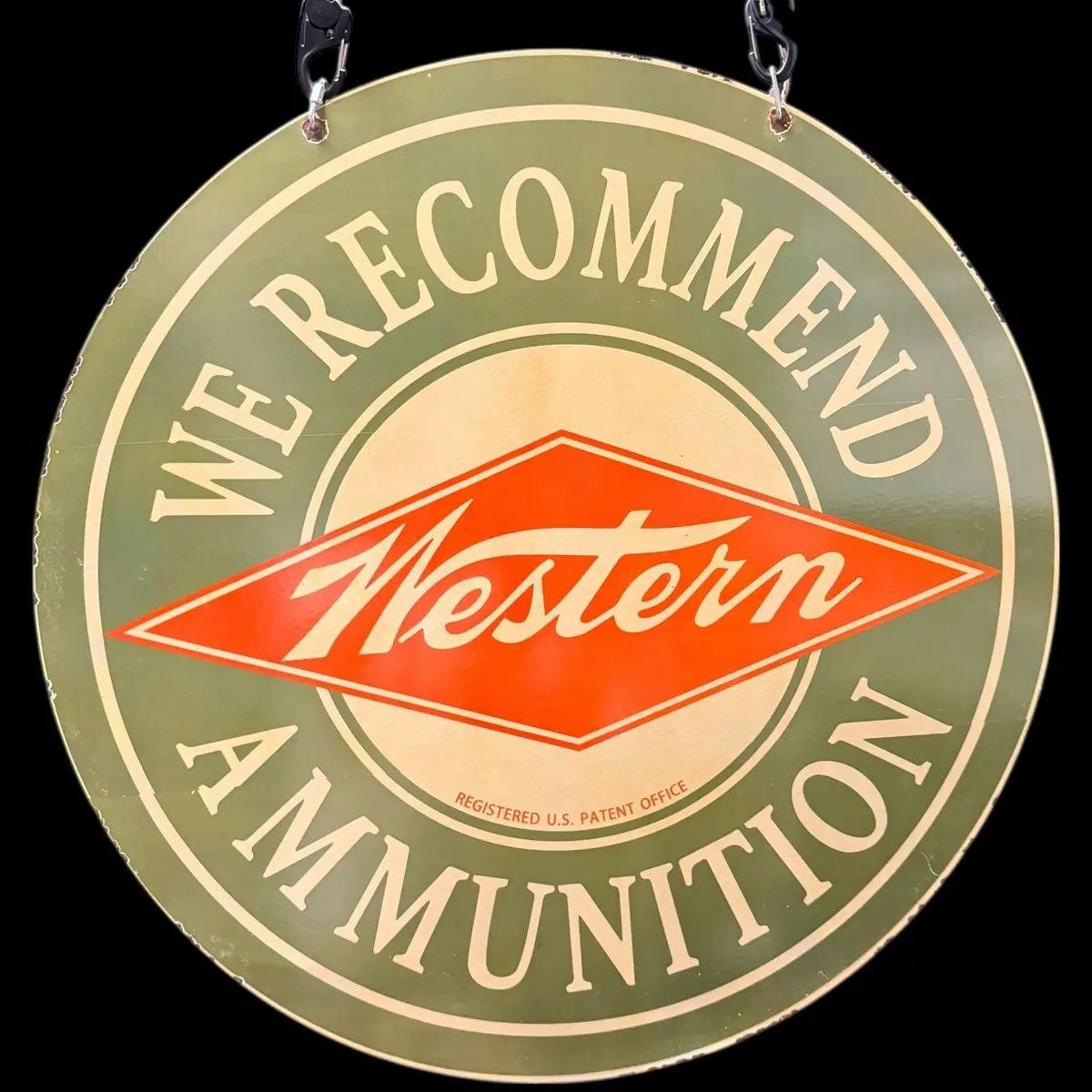 *Limited* Western Ammunition Double-Sided Large Porcelain Enamel On Steel (Ds 30-Inch) 1