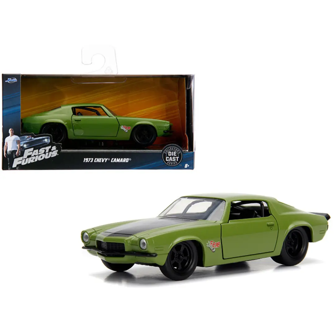 Dom's 1973 Camaro "F-Bomb" Green "Fast & Furious" Movie 1/32 Diecast 1