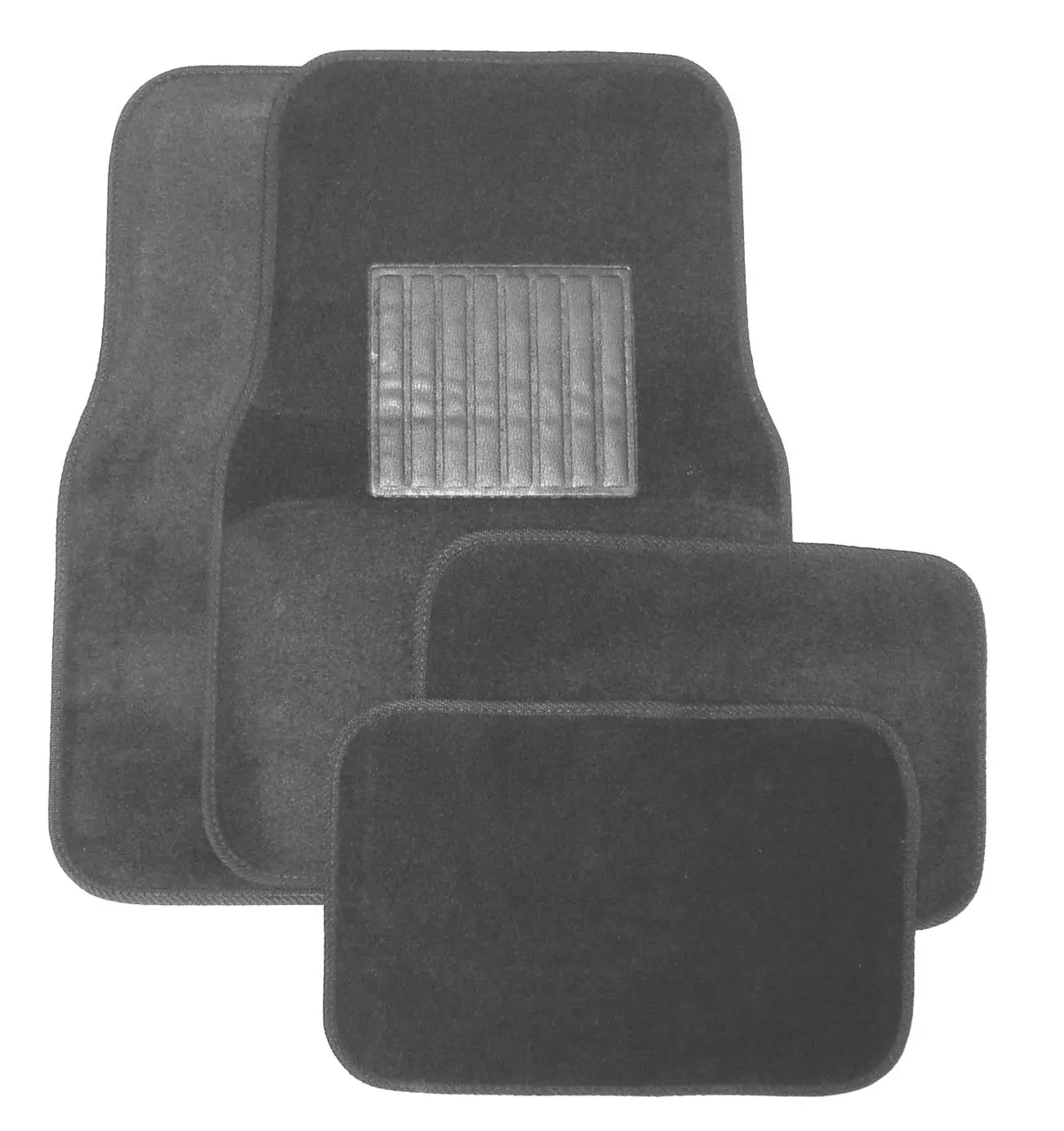 Deluxe 4 Piece Carpet Mat Set 2