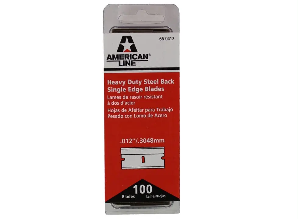 Single Edge Metal Razor Blades - #12 1