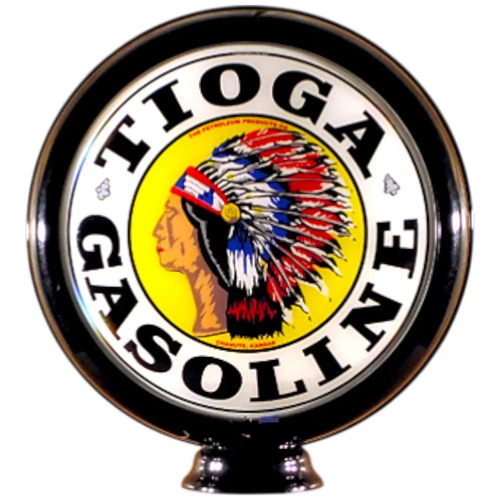 Tioga Gasoline Lighted Globe Gas Pump Topper 1