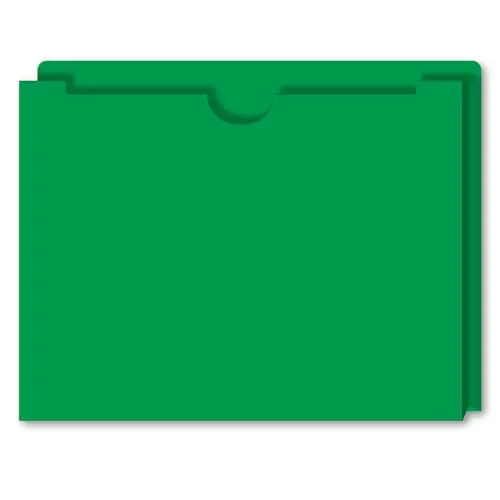 1" Expandable Deal Jackets – Heavy-Duty 11-Point Manila, Blue, Green & Yellow File Folders – Pre-Folded Gusset Document Organizers 11-3/4" X 9-1/2" – Legal & Office Filing Supplies – 50-Pack 9