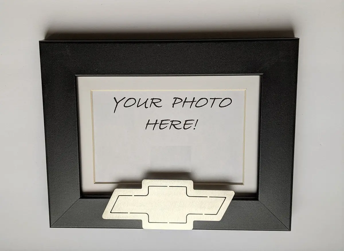 Chevy Bowtie Emblem Picture Frame 1