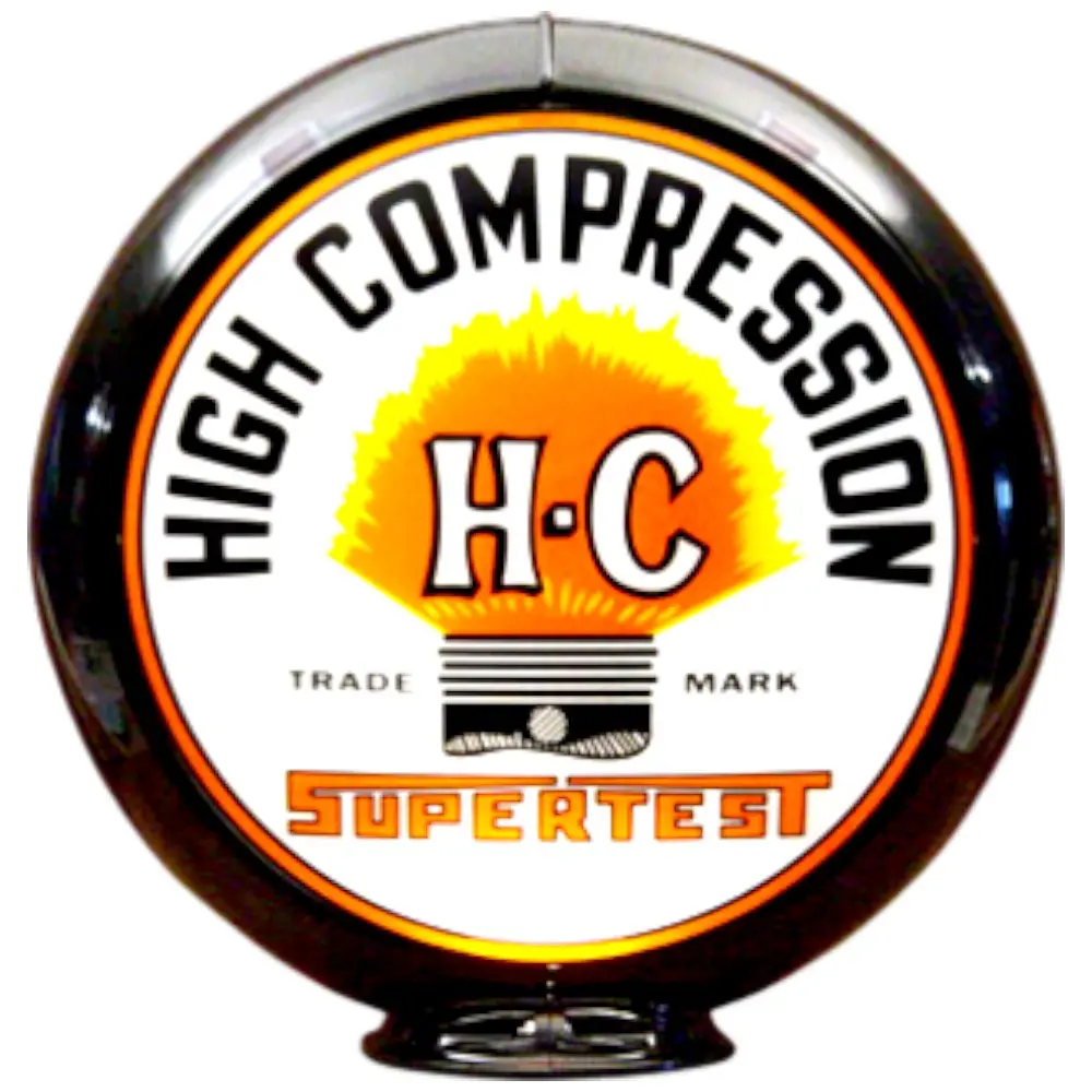 Supertest High Compression Gasoline Lighted Globe Gas Pump Topper 1