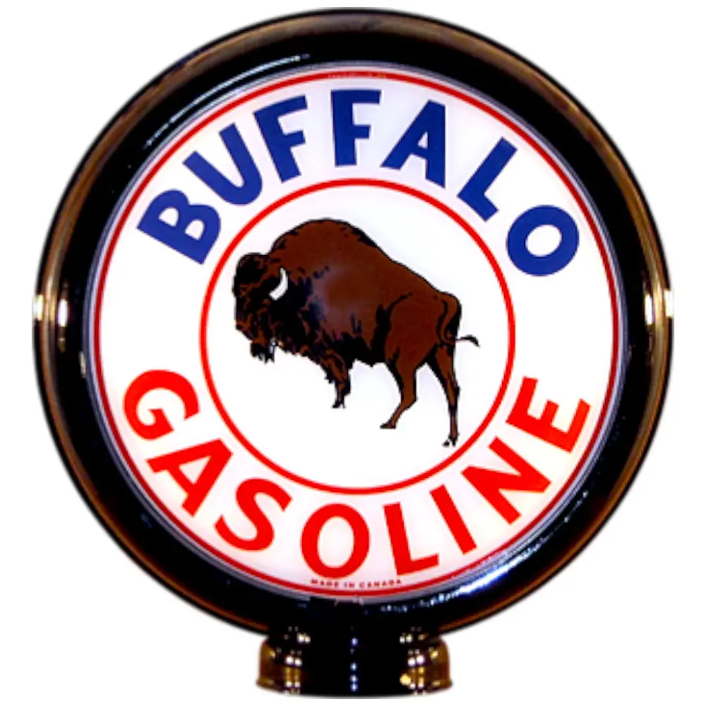 Buffalo Gasoline Lighted Globe Gas Pump Topper 1