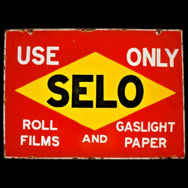 Use Only Selo Porcelain Enamel Vintage Metal Reproduction 1