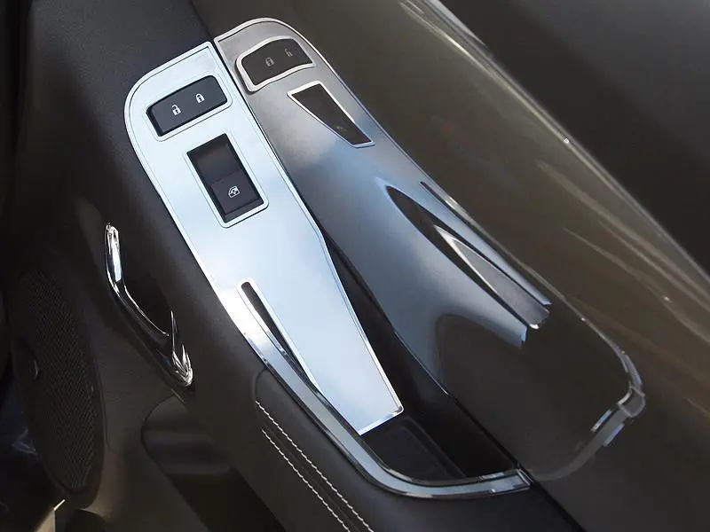 2011-2014 Convertible Camaro Door Handle Pull / Switch Deluxe Trim Plate | 2Pc 2