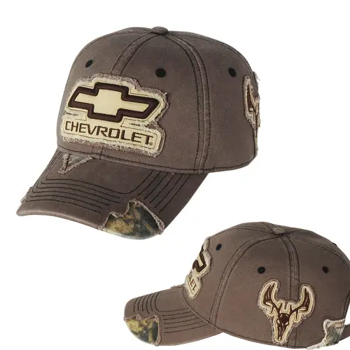 Chevrolet Frayed Buck Patch Camo Hat 1