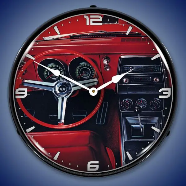Lighted 1967 1St Generation Camaro Dash Clock 1