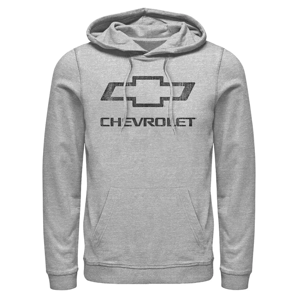 Chevy Bowtie Distressed Logo Men's Hooded Sweatshirt / Hoodie 1
