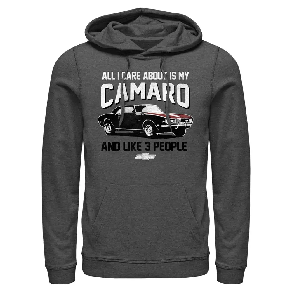 All I Care About Is My Camaro Men's Hooded Sweatshirt / Hoodie 1
