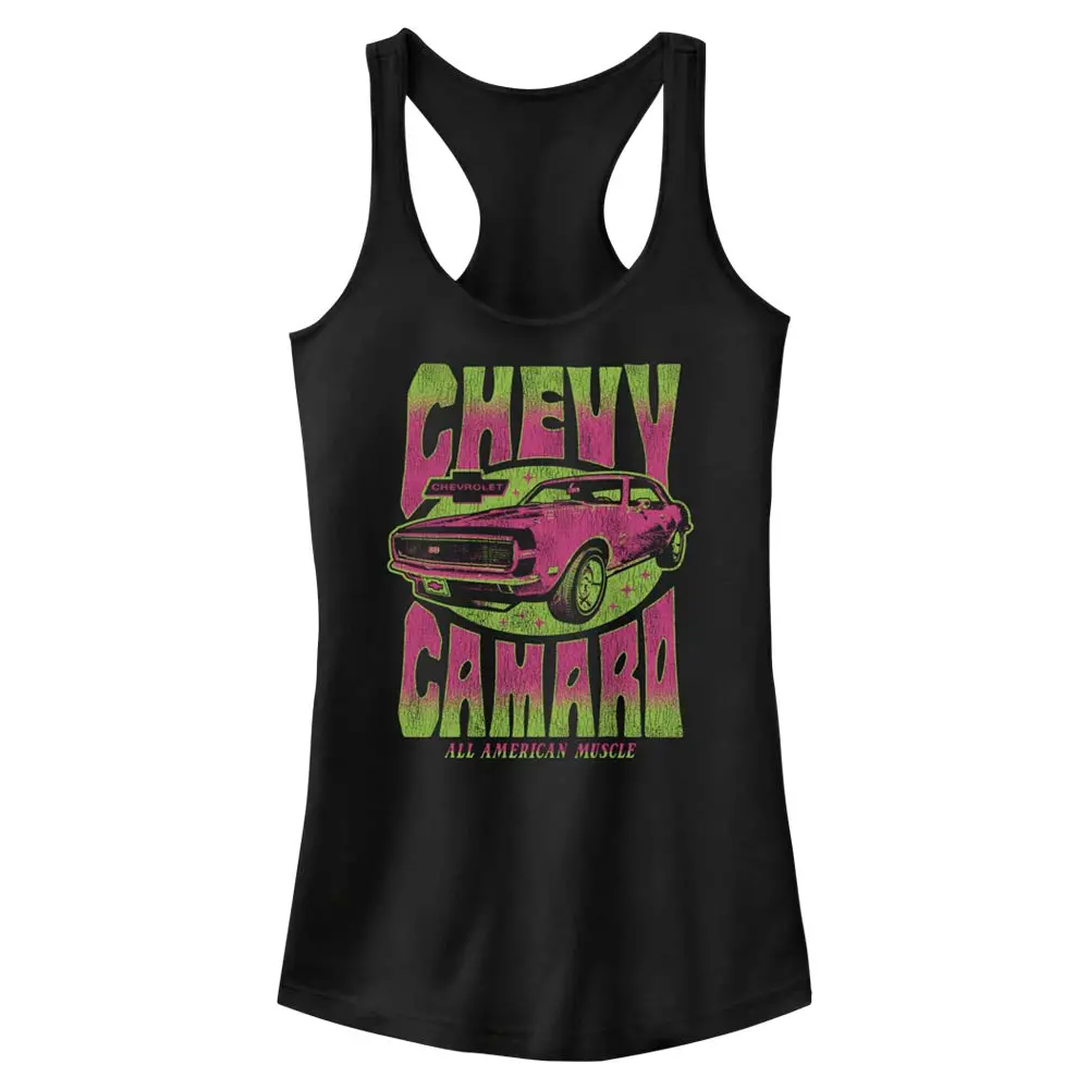 Chevy Camaro All American Muscle Junior's Racerback Tank 1