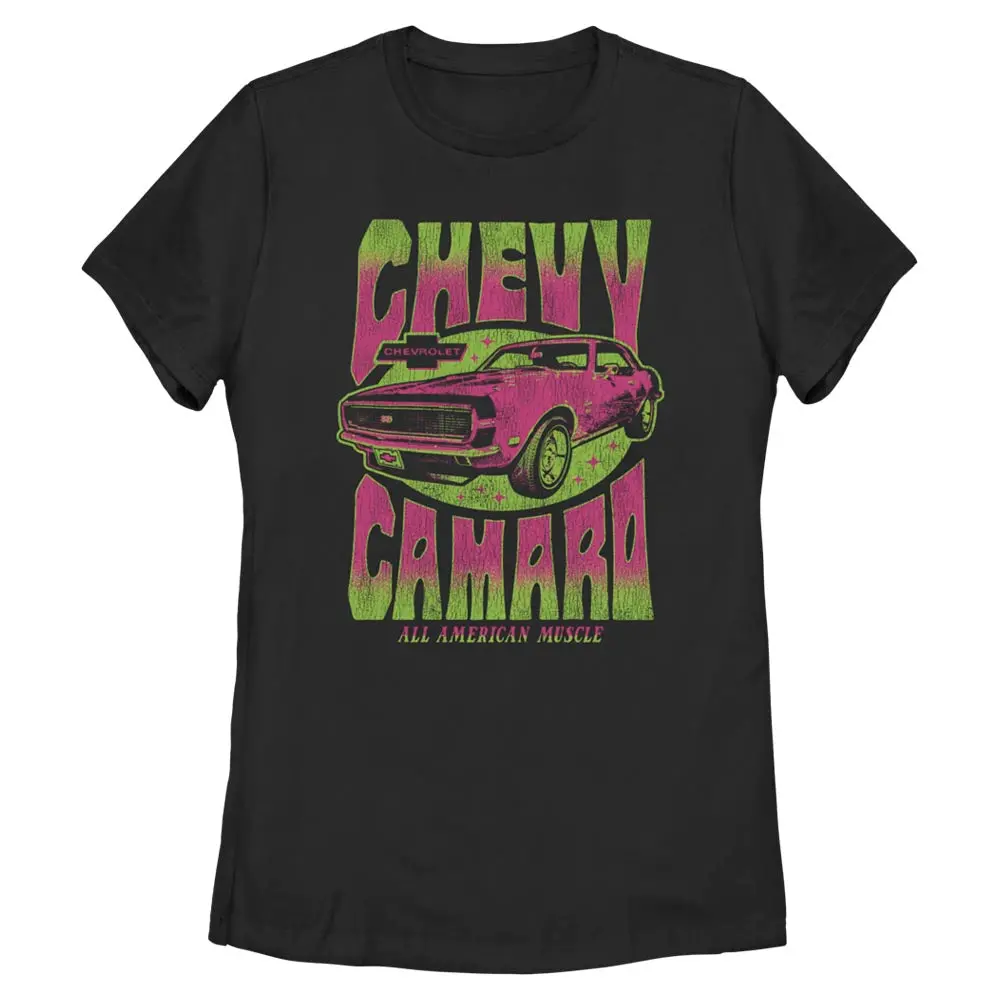 Chevy Camaro All American Muscle Women's T-Shirt 1