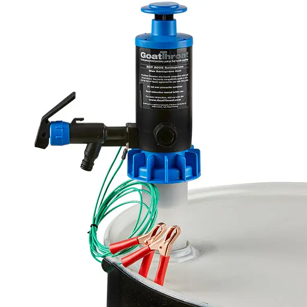 Groundable Drum Pump For Flammable, Santoprene Seals 1