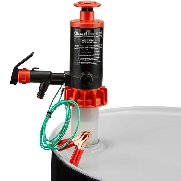 Groundable Drum Pump For Flammables, Nitrile Seal 1