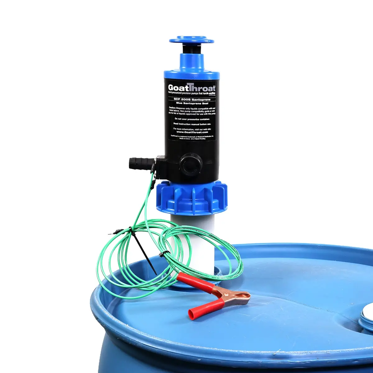 Groundable Drum Pump And Remote Discharge Tap With Santoprene Seals - Add Correct Hose 1