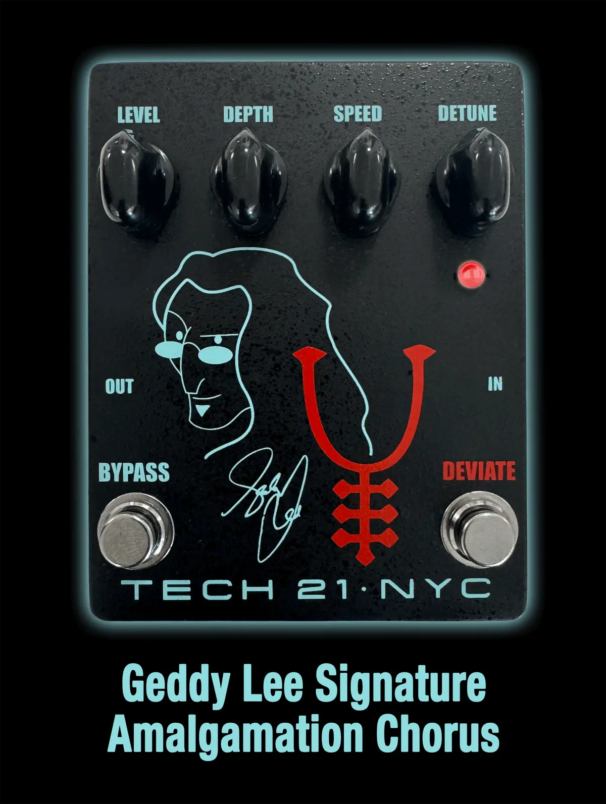 Tech 21 The Geddy Lee Amalgamation Signature Chorus *Free Shipping In The Usa* 1