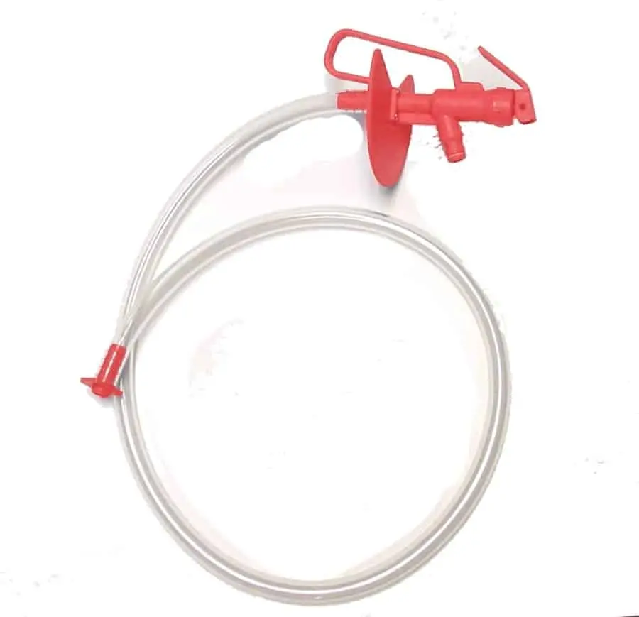 Remote Discharge Tap -Standard - Nitrile With Tygon 2375 5 Foot Section 1