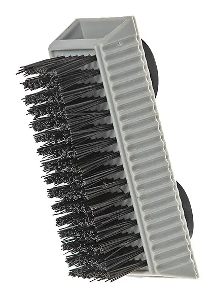 Heavy Duty Nail Brush For Fingernails – Stiff Black Bristles With Suction Cups – Durable Nail Scrub Brush For Mechanics, Gardeners, Construction & Industrial Use 1