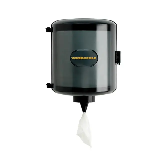 High-Capacity Center Pull Paper Towel Dispenser With Lock Key – Ada Compliant Wall-Mount – Durable Smoke Polycarbonate Cover & Black Polystyrene Base – Commercial Restroom & Kitchen Dispenser 1