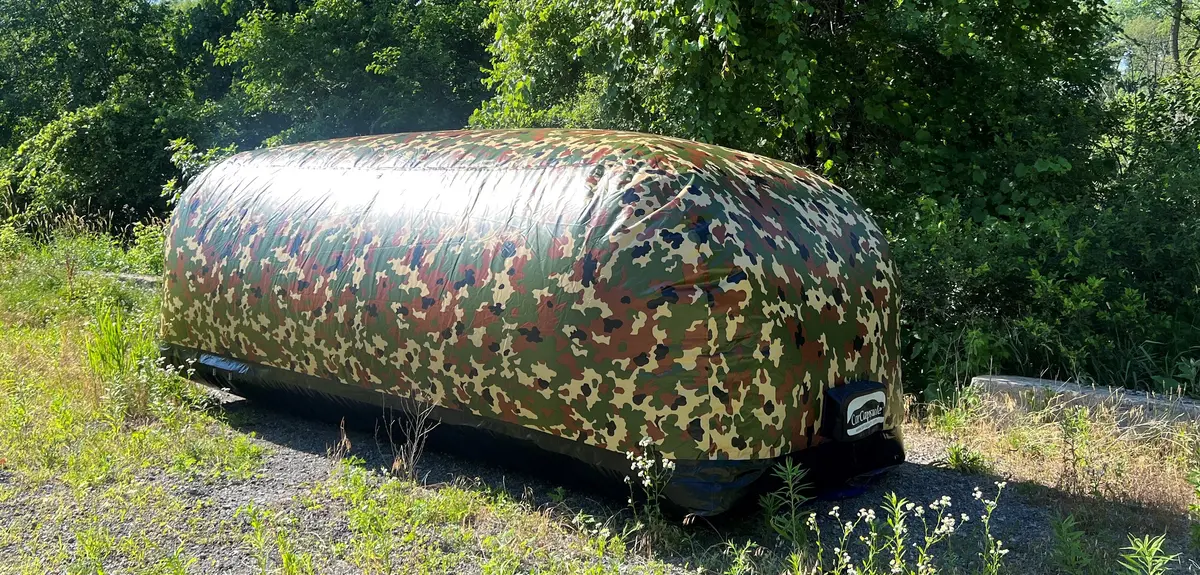 Camo Outdoor Carcapsule Automatic Camaro Car Cover 1