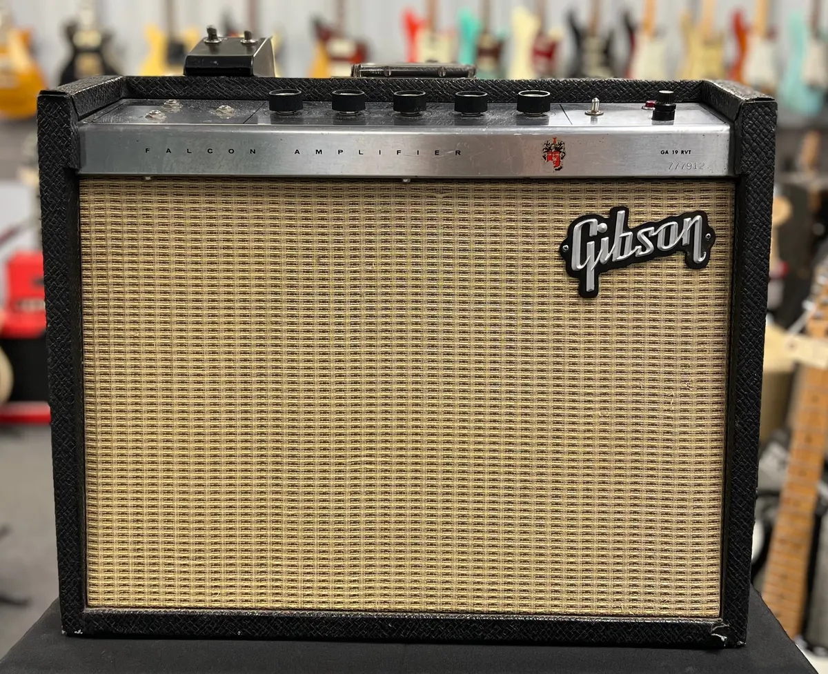 1960'S Gibson Falcon Ga 19 Rtv Combo Amp 1