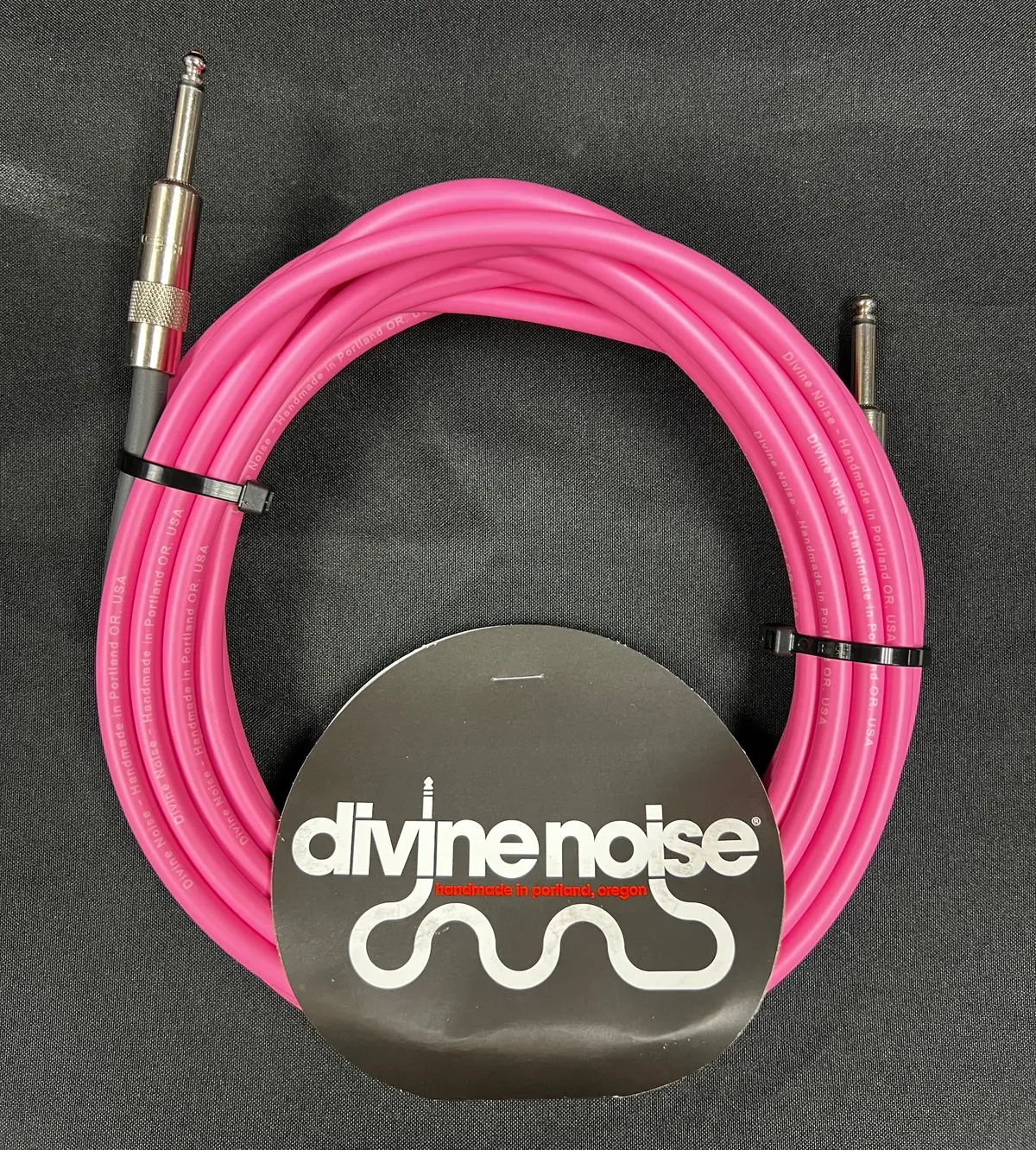Divine Noise 25Ft Instrument Cable St-St (Straight-Straight) Pink *Free Shipping In The Usa* 1