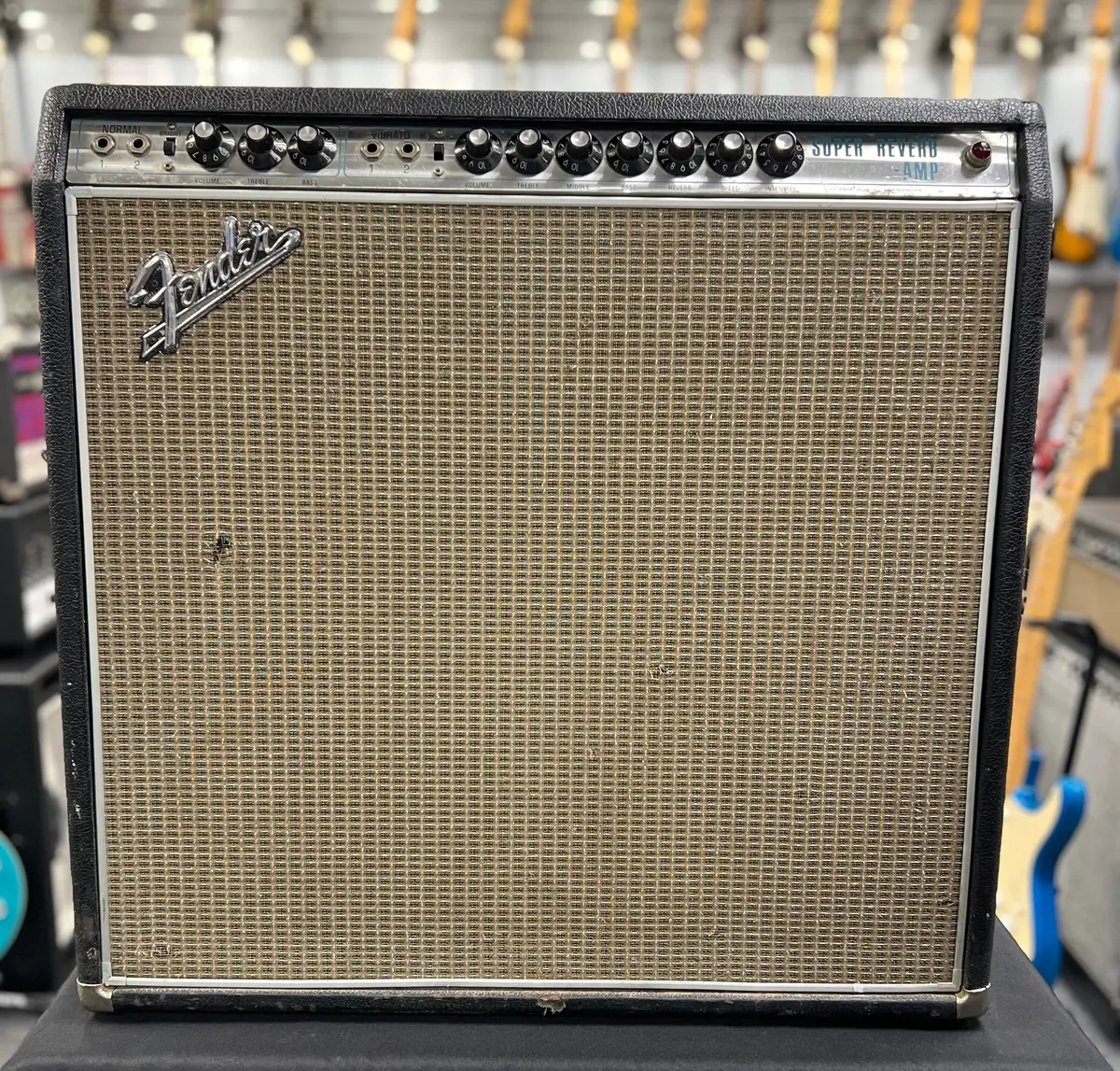 1968 Fender Super Reverb *Changed Speakers/Reverb Tank* *Drip Edge* 1