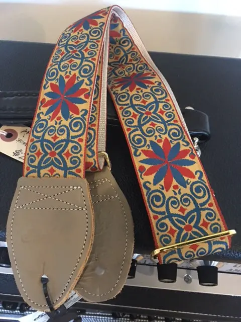 Souldier Straps Dresden Star Mustard 2" Guitar Strap *Free Shipping In The Usa* 1