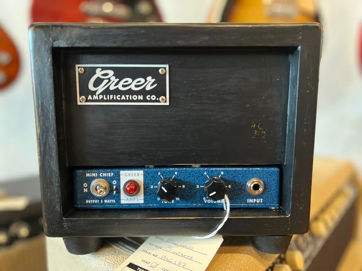 Greer Amps Mini-Chief 3W Head Blue Hammer 1