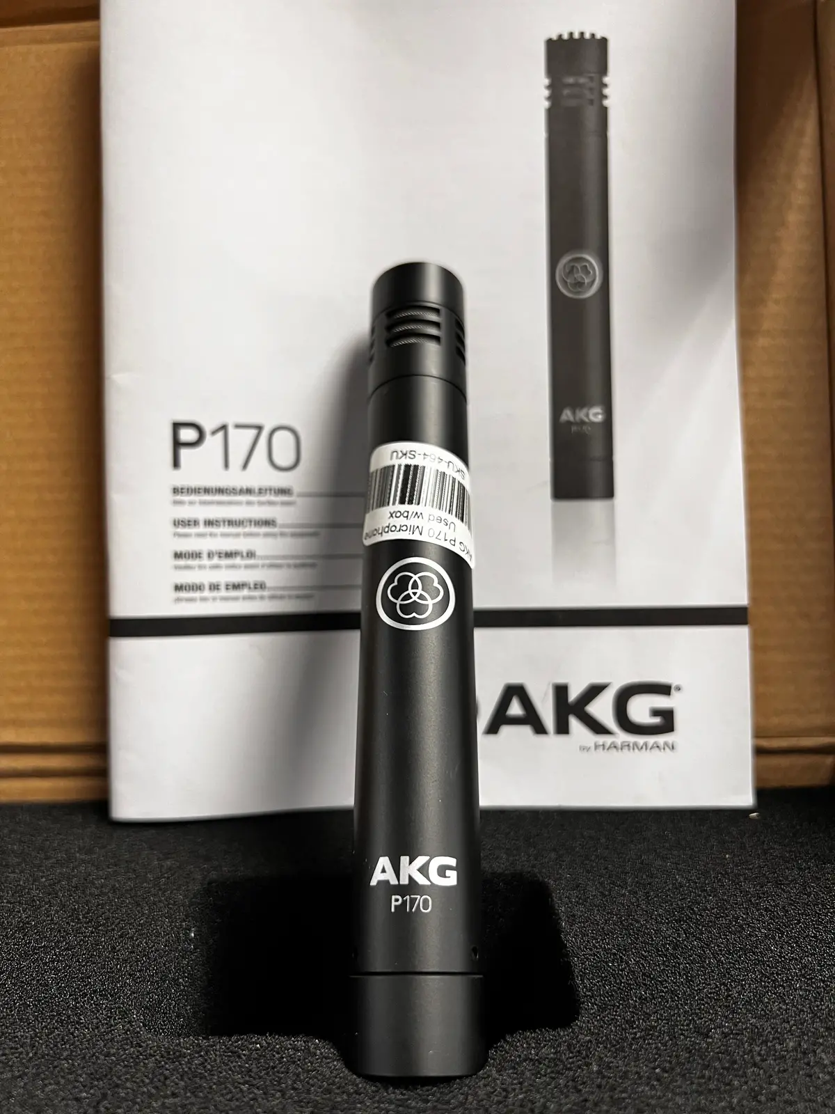 Akg P170 Small Diaphragm Cardioid Condenser Microphone 1