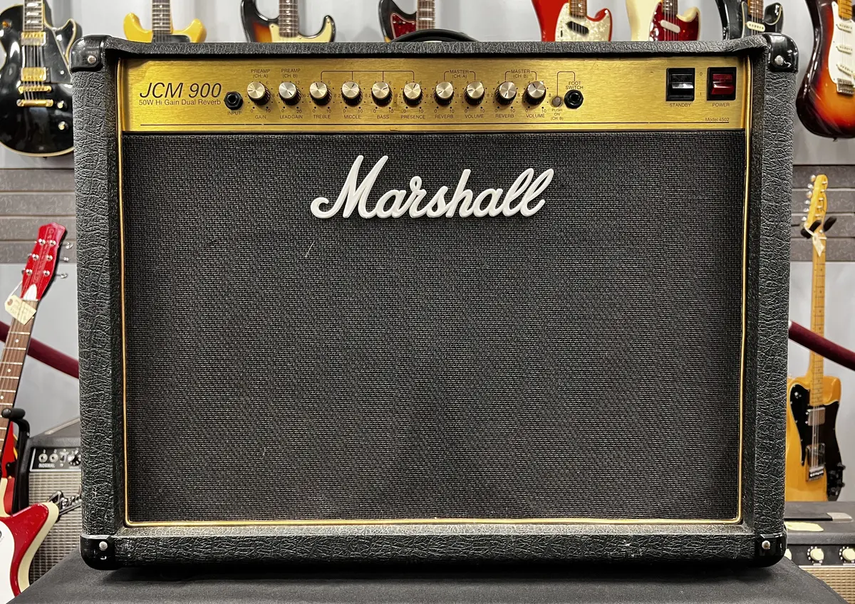 Marshall Jcm900 Model 4502 Combo 50-Watt Hi Gain Dual Reverb Combo W/Ftsw 1