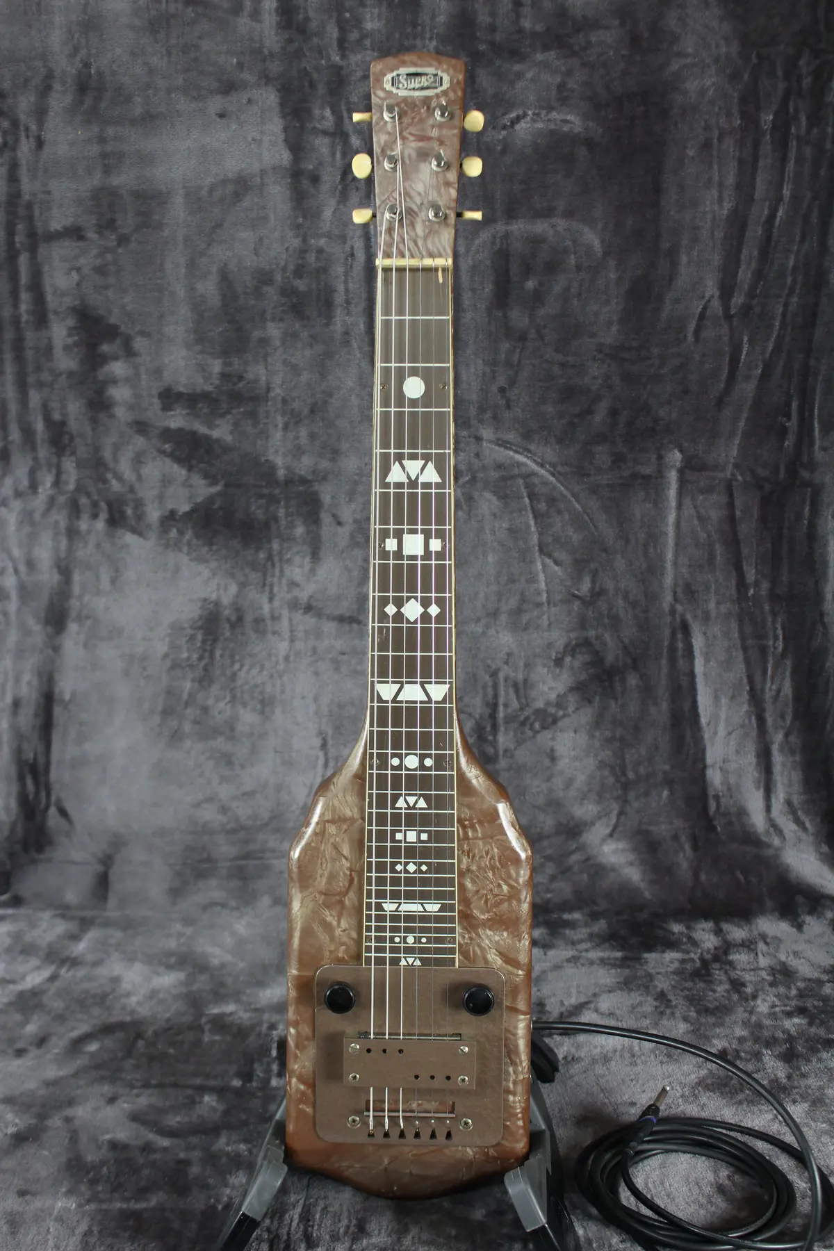 Supro Supreme Hawaiian Guitar Model 1400 Lap Steel 1940-50S 1