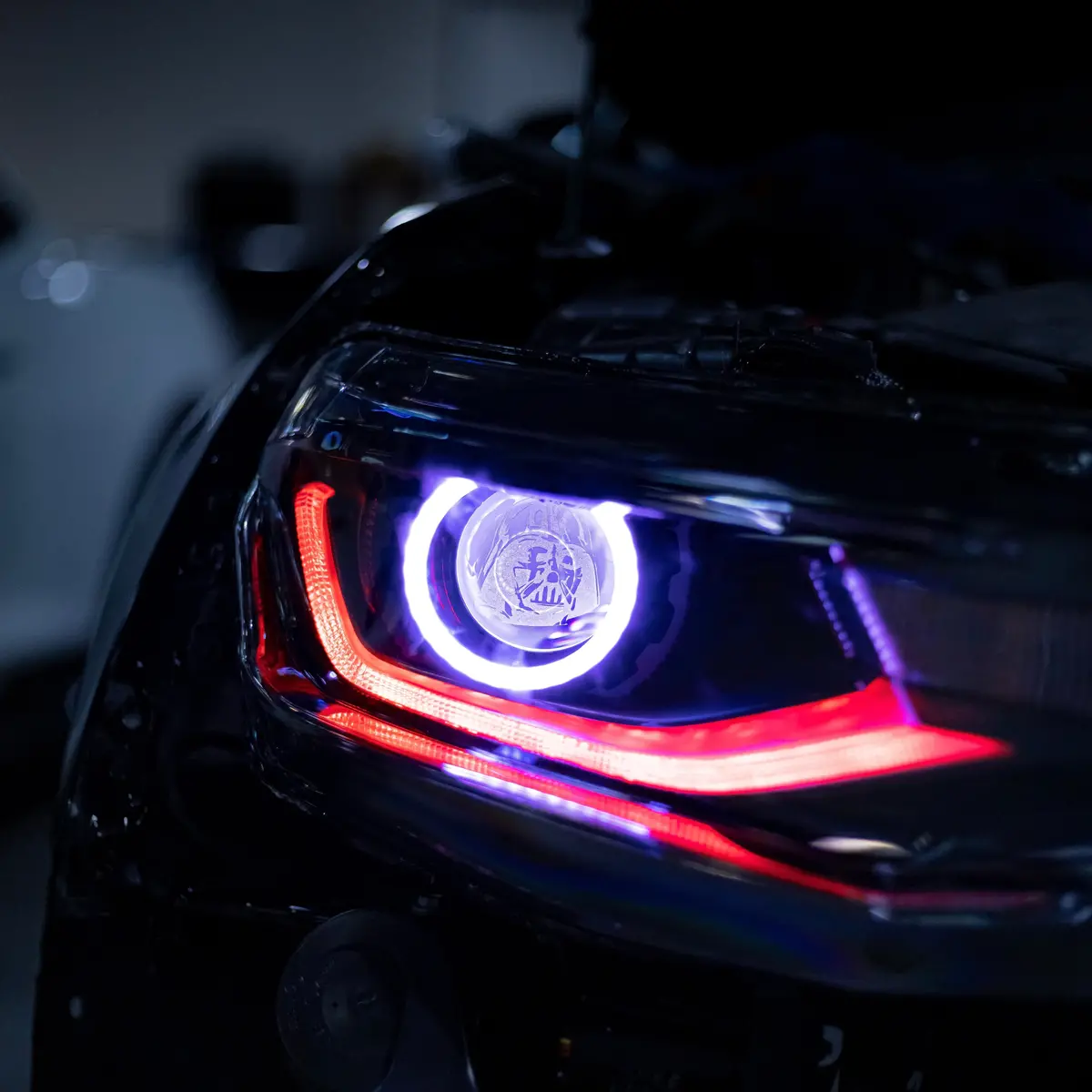 2016-2018 Chevy Camaro Rgb Oem Replica Projector Headlights – Custom Rgbw Bluetooth Control 1