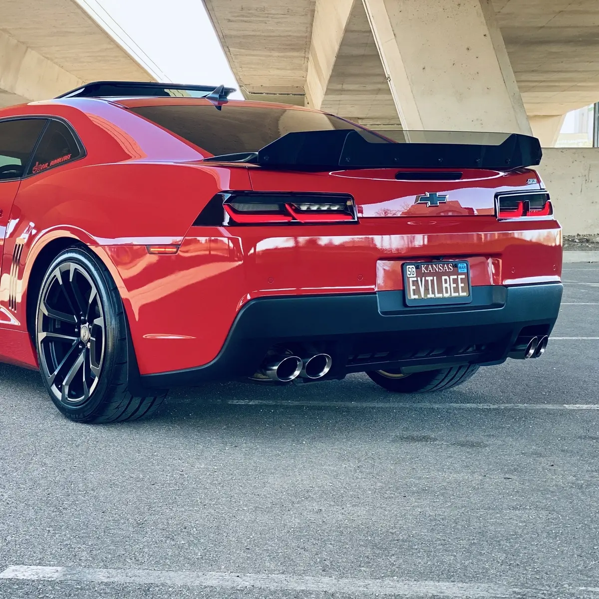 Camaro 2014-2024 Stealth Wicker Bill Spoiler 1