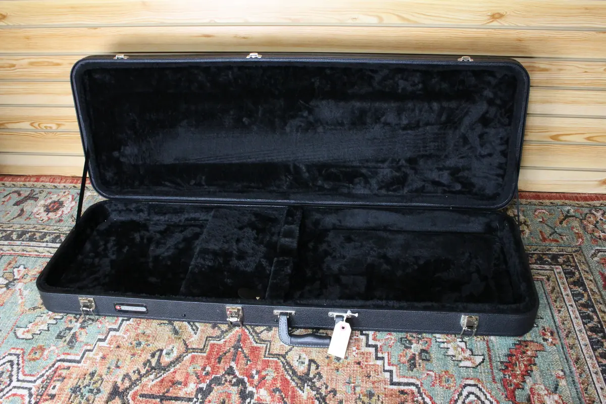Black Hardshell Case For Solid Body Guitar 1