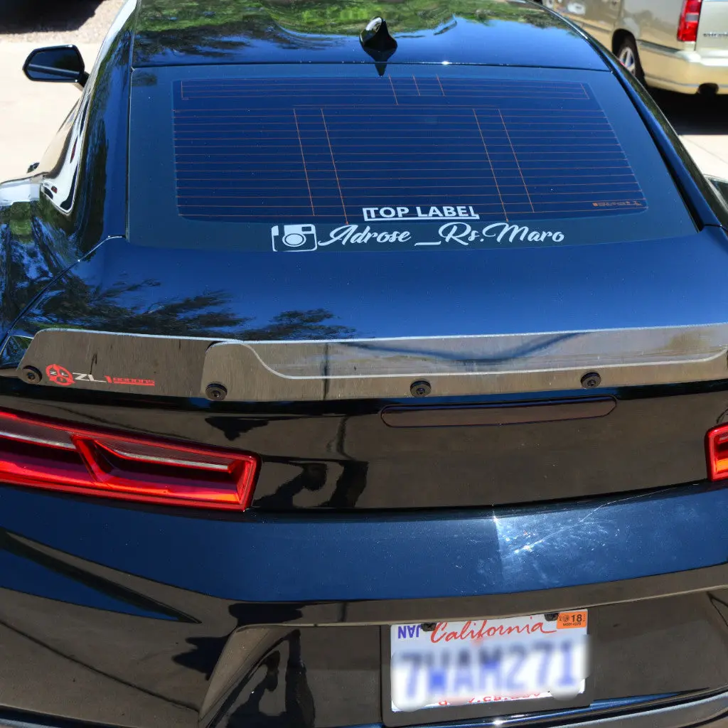 Camaro 2016-2024 Rs Wicker Bill Spoiler 1