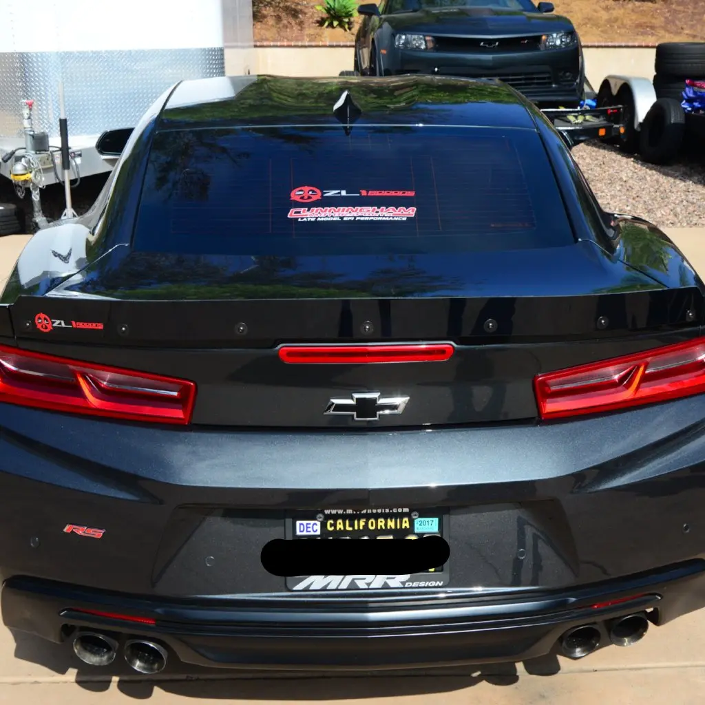 Camaro 2016-2024 Oem Wicker Bill Spoiler 1