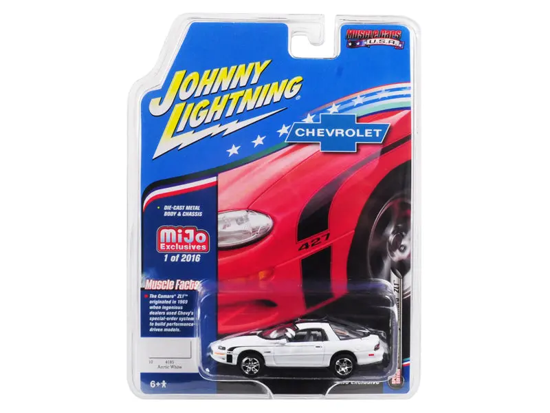 2002 Chevrolet Camaro Zl1 427 White "Muscle Cars Usa" 1/64 Diecast 1