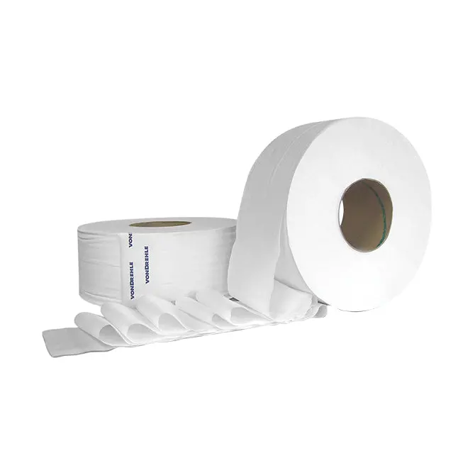 Jumbo Roll Toilet Paper – 1000 Sheets/Roll, 2-Ply, 3.6" Width X 9" Diameter – Ultra Soft, Strong & Absorbent Bathroom Tissue – Ideal For Commercial Restrooms, Offices, Schools, And High-Traffic Facilities 1