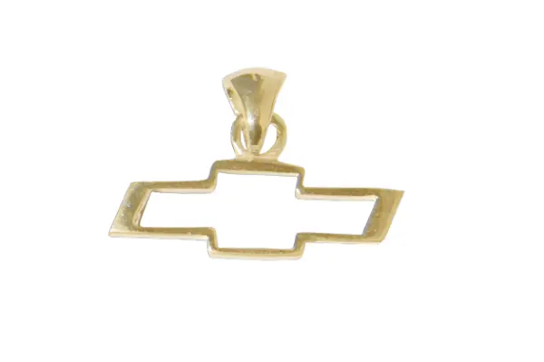 Chevy Bowtie Emblem Pendant | 14K Gold 1