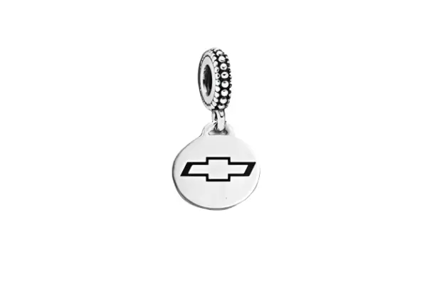 Chevy Bowtie Emblem - Pandora-Style Dangle Bead 1