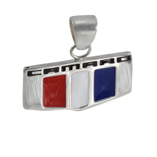 Camaro Badge Pendant | Sterling Silver 1