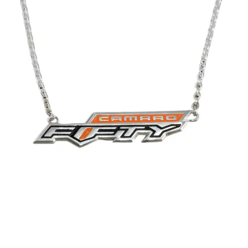 Camaro Fifty Emblem Necklace | Sterling Silver 1