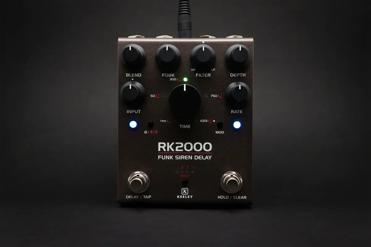 Keeley Electronics  Rk2000 Funk Siren Delay "Free Shipping In The Usa " 1