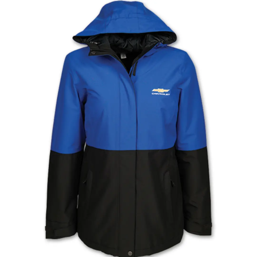Ladies Gold Bowtie Insulated Heavy Jacket 1